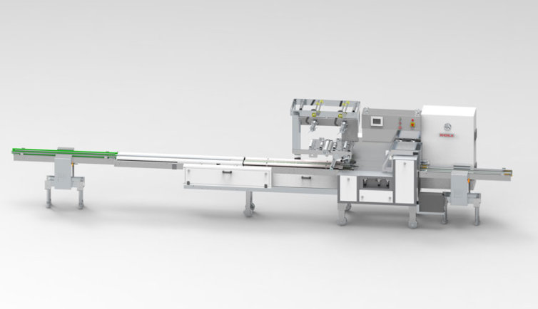 LOGIPAC 1010/LOGIPAC 21E ON EDGE BISCUIT PACKAGING MACHINE
